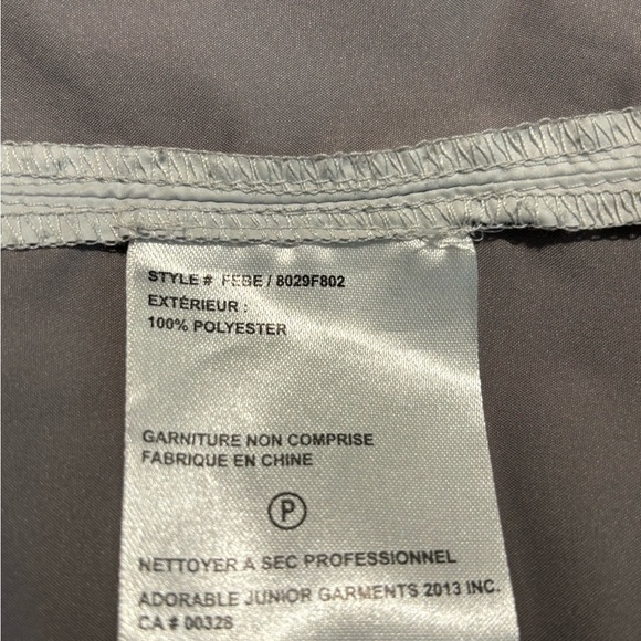 SOSKEN Sz 1-2 (Vanity) Z-Cristal Zipper Hooded Drawstring Pockets Raincoat - Picture 8 of 9